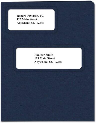 Tax Return Software Folders Offset Double Windows with Pocket – 50 Pack in Saudi Arabia