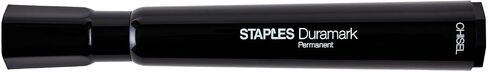Staples 167056 Duramark Permanent Markers Broad Point Black 12/Pack (10403-Cc) in Saudi Arabia