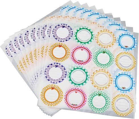 ملصقات ملصقات قابلة للإزالة Canning Jar 2 بوصة قابلة للإزالة ماسون جرة غطاء ملصقات تعليب لأغطية جرة تخزين الطعام مغلق الملصقات يمكن الملصقات -160pcs in Kuwait