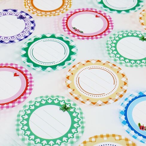 ملصقات ملصقات قابلة للإزالة Canning Jar 2 بوصة قابلة للإزالة ماسون جرة غطاء ملصقات تعليب لأغطية جرة تخزين الطعام مغلق الملصقات يمكن الملصقات -160pcs in Kuwait