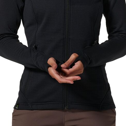 Mountain Hardwear Women's Polartec Power Grid Full Zip Hoody in Kuwait