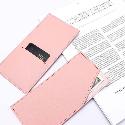 Cash Envelopes PU Leather Budget Envelope Black Credit Card Holder Reusable Money Clip for Budgeting Women Men Bill Receipt Coupon Organizer (Black) in Saudi Arabia