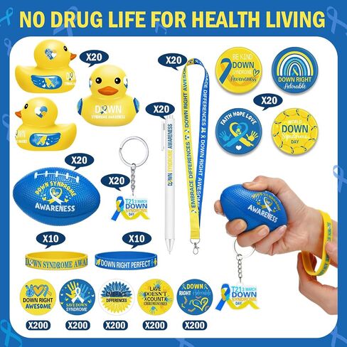 1140 Pcs Domestic Violence Awareness Purple Ribbon Accessories Set Include Keychains Stickers Buttons Stress Balls Pens Silicone Bracelets Rubber Ducks Lanyards in Saudi Arabia