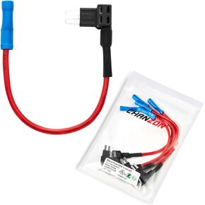 [UL Wire] Chanzon 5Pcs 14awg Add-a-Circuit Fuse Tap Adapter Micro2 Fuse Holder for 30A Automotive Car Motorcycle