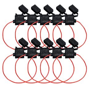 Conext Link LFH16ATC-10 Loop ATC Fuse Holder with Cover without Fuse 10 Pack (16 Gauge) （15053）