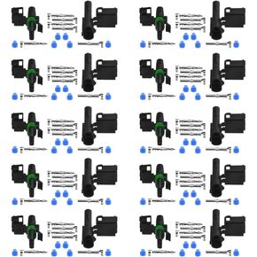 WMYCONGCONG 10 Kits 4 Pin Way Waterproof Electrical Wire Connector Terminal Plug (4 Pin)