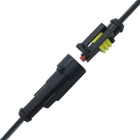 1 Pin Connector,Way Car Waterproof Electrical Connector,1 pin Plug Auto Electrical Wire Connectors with Wire 16 AWG Marine for Car, Truck, Boat, and Other Wire Connections.(10 Pack)