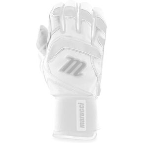 Marucci - 2021 Signature Batting Glove Full WRAP White (MBGSGN3FW-W/W-AXL), Adult X-Large