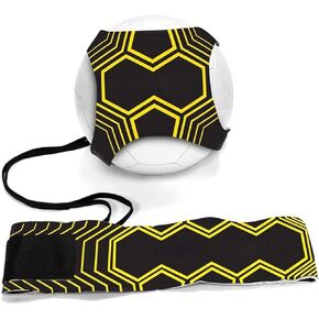 Volleyball Soccer Training Equipment for Kids and Adults Solo Soccer Trainer Soccer Training Equipment Aid Adjustable Football Training Belt Volleyball Soccer Practice Accessories