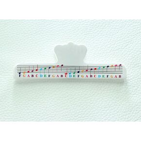 Music Book Page Clip Holder with Color Piano Stickers - Perfect for Piano Players and Musicians to Streamline Their Playing Experience