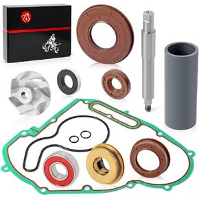 Water Pump Seal Rebuild Kit Impeller + Driver + Shaft + Oil Seal + COVER GASKET For Polaris RZR 800 Ranger 700 800 Sportsman 600 700 800 2002-2014