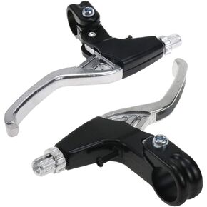 Modengzhe A Pair of Mountain Road Bike Brake Handle, Universal Fit Full Aluminum Alloy Construction Bicycle Brake Lever, Black