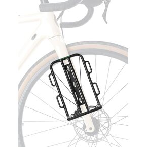 ROCKBROS Front Bike Rack Aluminum Alloy Luggage Touring Carrier Racks 6.6lbs Capacity Mountain Road Bike Cargo Rack Cycling Equipment