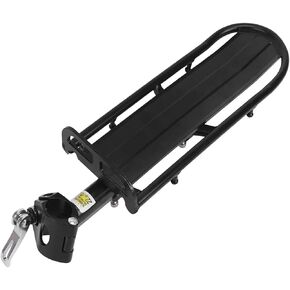 Bike Rear Rack Mount Universal Adjustable Bicycle Luggage Cargo Bag Rack Mountain Bike Carrier Bracket Retractable Saddle Gear Bike Accessories Bike Seat Post Attachment