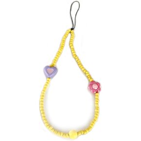 Phone Charms Tulip flowers Keychain for Women Girls Cell Phone String Strap