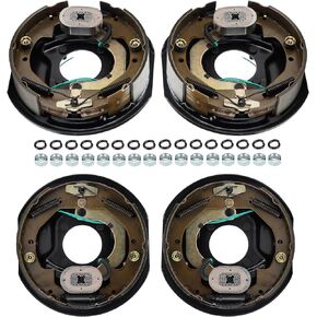 AEagle 4Pcs 10" x 2-1/4" Electric Trailer Brake Assemblies for 3,500lbs, Left and Right