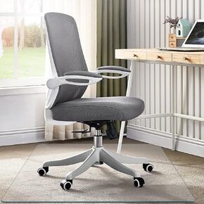 Tempered Glass Chair Mat, 1/5" Thick 36" x 46" Office Chair Mat for Carpet Hardwood Floor, Heavy Duty Hard Chair Mat, Effortless Rolling, Easy Clean, Not Prone to Scratch