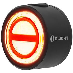 ضوء خلفي للدراجة OLIGHT BS 100، ضوء دراجة خلفي 100 لومن رؤية 260 درجة، نطاق قابل للعرض 1000 متر، مصابيح استراحة للدراجة قابلة لإعادة الشحن من النوع C، مقاومة للماء IPX6 لراكبي الدراجات على الطرق والحضر in Kuwait