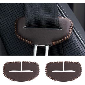 Rislobx Car Seat Belt Buckle Covers, 2PCS Universal Seat Belt Clips Cover, Anti-scratch Seat Belt Buckle Protector Vehicle Interior Accessories (Silicone Black)