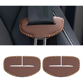 Rislobx Car Seat Belt Buckle Covers, 2PCS Universal Seat Belt Clips Cover, Anti-scratch Seat Belt Buckle Protector Vehicle Interior Accessories (Silicone Black)