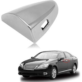 Door Handle Cover Cap Chrome Plated Compatible with Lexus ES350 2007-2012 LS460 2007-2017 LS600hl 2008-2016 Replacement 69218-33010 Direct Fit Replacement (Black)