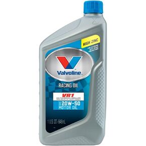 Valvoline VR1 Racing 20W-50 Motor Oil, 1 Quart (Pack of 12)