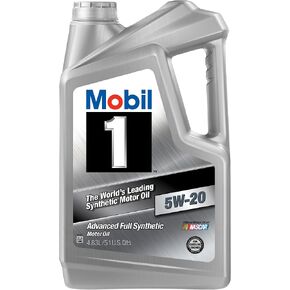 زيت محرك موبيل 1 الاصطناعي الكامل المتطور 5W-20، 6 عبوات سعة 1 كوارت in Kuwait