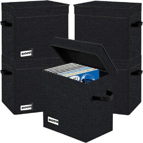 Comic Book Storage, Comic Book Box, 15.8" X 7.8" X 11.8", Collapsible Comic Short Box, Holds 160-180 Comic Book, Heavy Duty Comic Book Bin Container Holder Shelf (Cartoon Speakers)