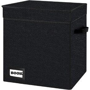 Comic Book Storage, Comic Book Box, 15.8" X 7.8" X 11.8", Collapsible Comic Short Box, Holds 160-180 Comic Book, Heavy Duty Comic Book Bin Container Holder Shelf (Cartoon Speakers)