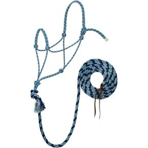 Weaver Leather Silvertip #95 Rope Halter with 12-Feet Lead