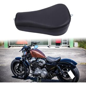 مقعد منفرد للسائق الأمامي للدراجة النارية من DREAMIZER + وسادة للراكب الخلفي متوافقة مع Sportster 48 72 Iron 883 XL883 Forty Eight XL1200 Seventy Two 1200، نمط تمساح أسود in Kuwait