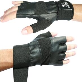 Nordic Lifting Weight Lifting Gloves with 12" Wrist Wraps Support for Gym Workout, Cross Training, Weightlifting, Fitness & Cross Training - The Best for Men & Women -Quality Gear