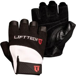 Elite Weight Lifting Gloves for Men - Black & White