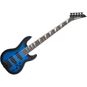 Jackson JS Series 5-String Concert Bass JS3V, Metallic Blue Burst, Amaranth Fingerboard
