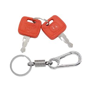 Yeesonda 2pcs RE183935 RE71557 Ignition Keys for John Deere Tractor Combine Loader 3033R 3320 5525 5045 3120 9400