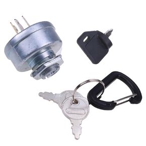 Ignition Starter Switch with 3 Keys & Keychain Compatible with Swisher 3623 21329