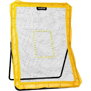 Lacrosse Rebounder Net 6ft x 3.6ft Pitchback Baseball Softball Practice Net with Carrying Bag