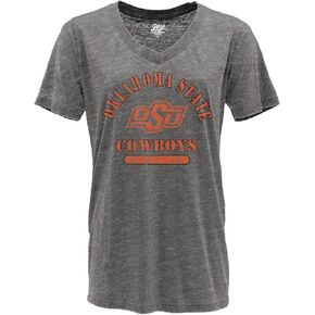 Blue 84 Women's V-Neck Burnout T Shirt