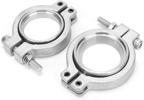 مجموعة المشبك Vband، مجموعة المشبك Vband من Wastegates، مجموعة مجموعة المشبك Vband من Wastegates للتيال مع صواميل البراغي وختم 1.5 بوصة على شكل حرف V 38 مم مشبك أنبوب التفريغ in Kuwait