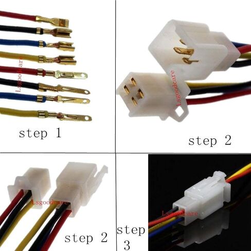 20Sets 6.3MM 6 Pin Way Electrical Automotive Wire Connector Kits Male Female Socket Plug Terminal for Motorcycle Car in Saudi Arabia