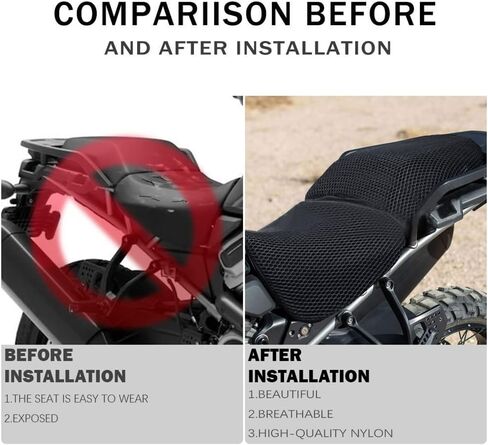 إكسسوارات غطاء مقعد وسادة لحماية المقعد لـ PAN America 1250 S PA 1250 2021 2022 غطاء مقعد الدراجة النارية (زوج واحد) in Kuwait