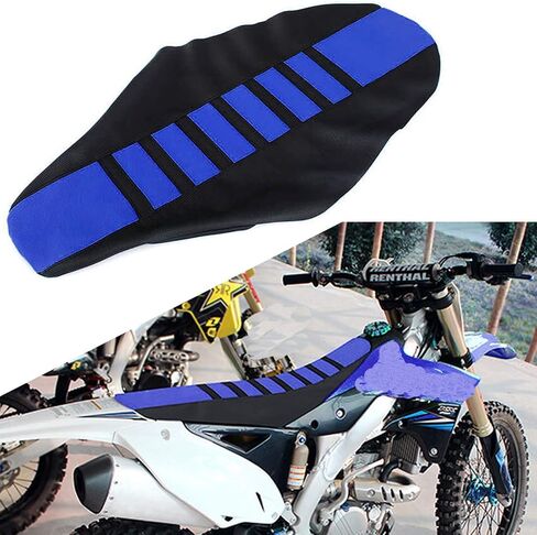 Universal Gripper Rubber Seat Cover - YZ80 YZ85 YZ125 YZ250 YZ250F CR50 CR85 CR125 Soft Pit Dirt Bike Motorcycle Blue in Saudi Arabia