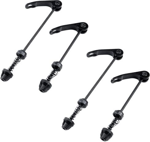 زوجان من محاور الدراجة السوداء سريعة الفك، أسياخ دراجة الطريق، محاور سريعة الفك in Kuwait