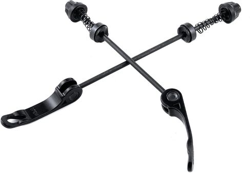 زوجان من محاور الدراجة السوداء سريعة الفك، أسياخ دراجة الطريق، محاور سريعة الفك in Kuwait