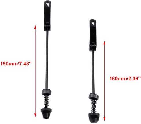 زوجان من محاور الدراجة السوداء سريعة الفك، أسياخ دراجة الطريق، محاور سريعة الفك in Kuwait