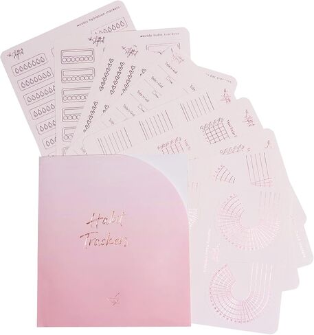 Habit Tracker Stickers - Foil Planner Stickers - Tracking - Mood Trackers - Hydration Trackers - Goal Trackers - Daily Trackers - to Do Lists - Glisten in Saudi Arabia