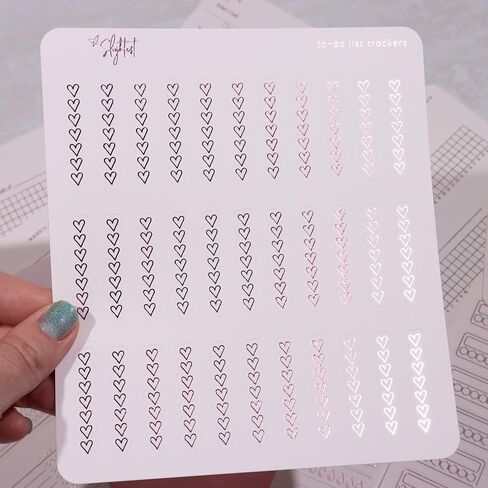 Habit Tracker Stickers - Foil Planner Stickers - Tracking - Mood Trackers - Hydration Trackers - Goal Trackers - Daily Trackers - to Do Lists - Glisten in Saudi Arabia