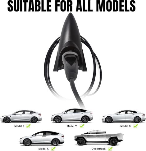 حامل كابل شحن مع دعامة هيكل لطراز تيسلا 3 موديل Y موديل X موديل S، حامل شاحن SpaceX منظم كابل الشاحن ملحقات تيسلا موصل جدار السيارة in Kuwait