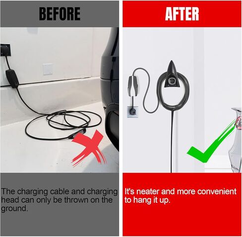 حامل كابل شحن مع دعامة هيكل لطراز تيسلا 3 موديل Y موديل X موديل S، حامل شاحن SpaceX منظم كابل الشاحن ملحقات تيسلا موصل جدار السيارة in Kuwait