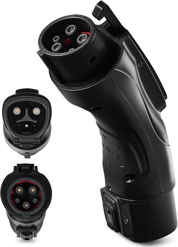 Orion Motor Tech Tesla to J1772 Adapter, Tesla to J1772 Charging Adapter with Anti-Drop Security Lock, Max 48A 240V, Compatible with Tesla Destination Wall Mobile Chargers Connectors in Saudi Arabia